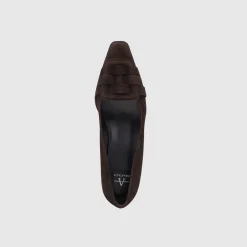 Heels*Aquatalia Aloha Espresso suede