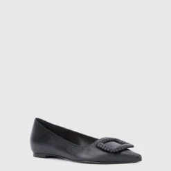 Flats*Aquatalia Jena Black