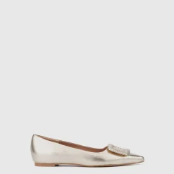 Flats*Aquatalia Jena Platino