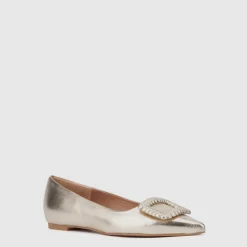 Flats*Aquatalia Jena Platino