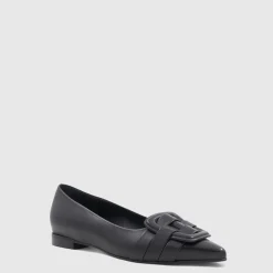 Flats*Aquatalia Jojo Black leather