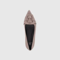 Flats*Aquatalia Jojo Taupe leather