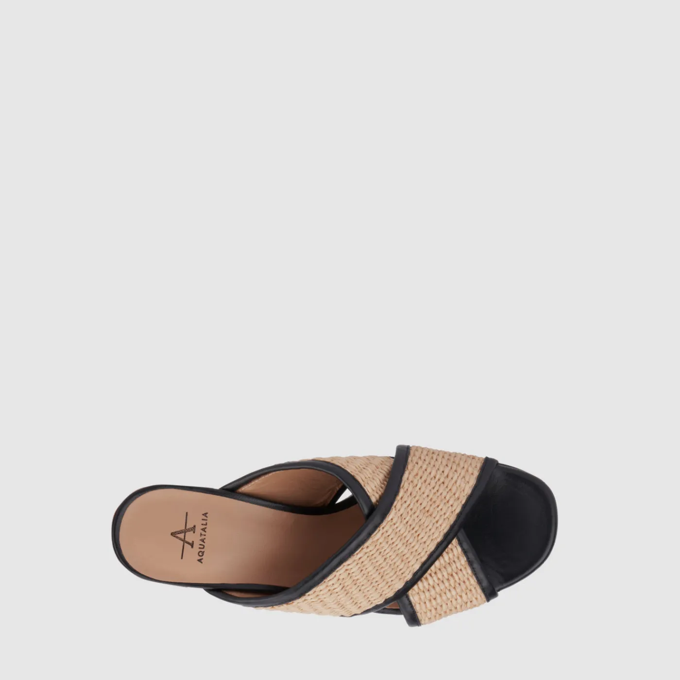 Heels|Sandals*Aquatalia Madyson Raffia black nappa