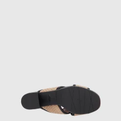Heels|Sandals*Aquatalia Madyson Raffia black nappa