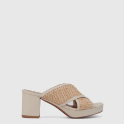 Heels|Sandals*Aquatalia Madyson Raffia bone nappa