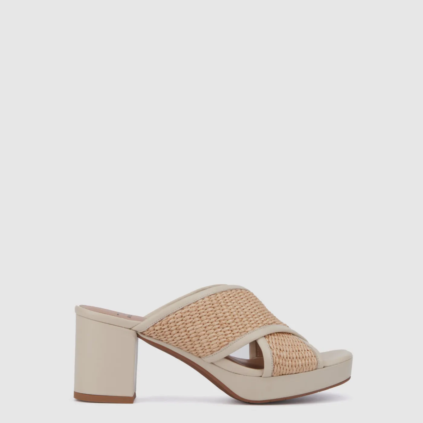 Heels|Sandals*Aquatalia Madyson Raffia bone nappa