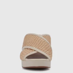 Heels|Sandals*Aquatalia Madyson Raffia bone nappa