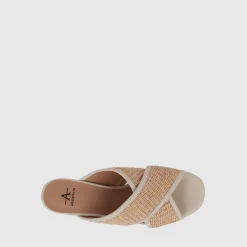 Heels|Sandals*Aquatalia Madyson Raffia bone nappa