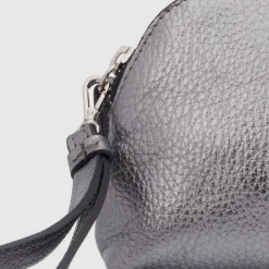 Accessories*Aquatalia Medium Zip Wristlet Silver