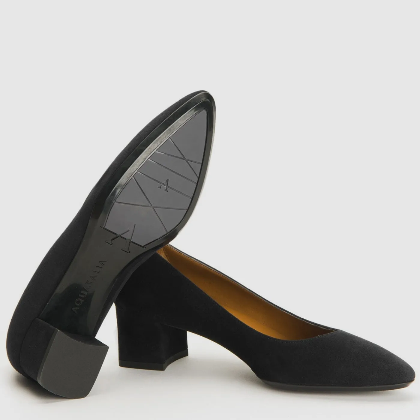 Heels*Aquatalia Pasha Black suede