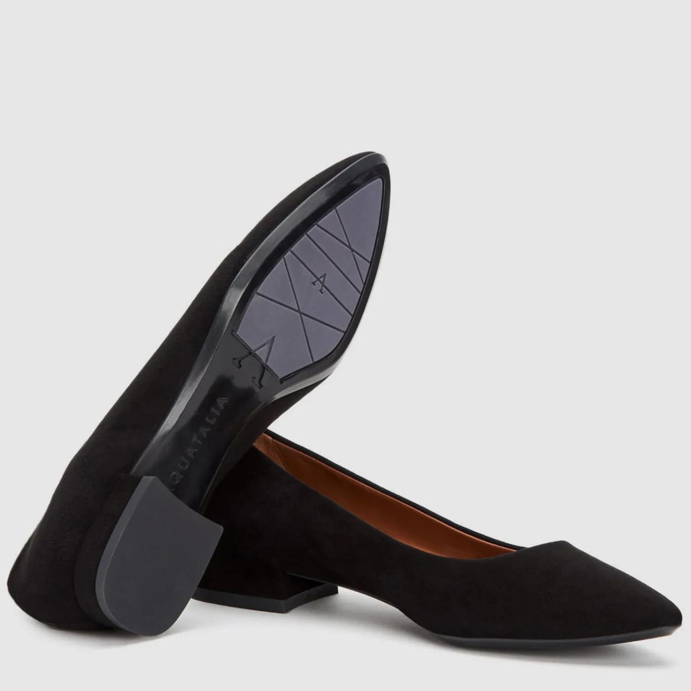 Flats*Aquatalia Penina Black suede