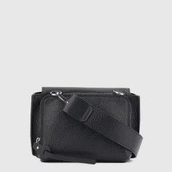 Accessories*Aquatalia Soho Crossbody Black pebbled